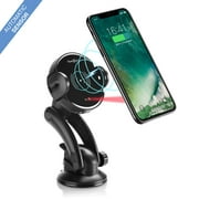 ALAMATA Universal Car Stand Holder for Cell Phones Wireless Phone Fast Charger 15W Qi 360 Degree Rotation Mount Bracket