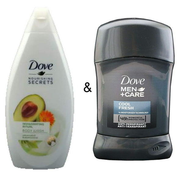 Body Wash Invigo Ritual 500 by Dove & Roll-on Stick Cool Fresh 50ml by Dove