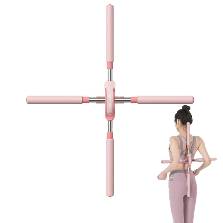 Yoga Sticks Training for Posture Corrector, Retractable Humpback Correction  Stick Open Shoulders Back, Yoga Sticks