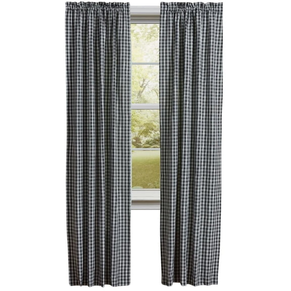 Stafford Black & Cream Panels - 72x84 - Park Designs
