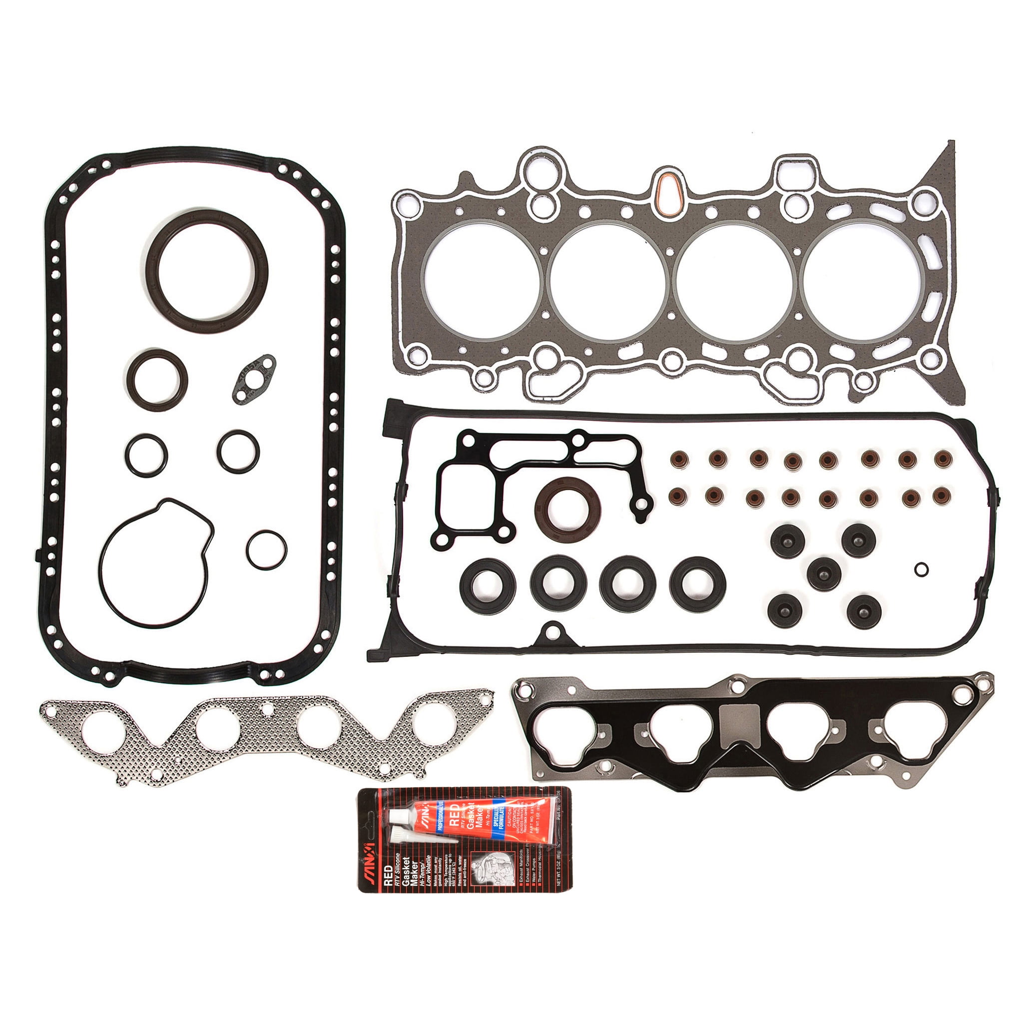 Fits 01-05 Honda Civic 1.7L EX HX D17A2 D17A6 Full Gasket Head Bolts - View #2