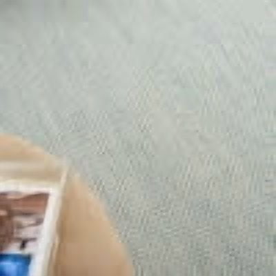Nourison Courtyard Indoor/Outdoor Ivory Aqua 4' x 6' Area Rug, (4x6)