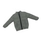 thumbnail image 2 of Chaqueta de plumón de Muñeca hecha a mano Ropa de figura masculina Gris, 2 of 9