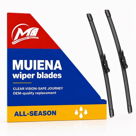 MUIENA Windshield Wipers Replacement for Ford Escape 2013–2019,Ford Focus 2012–2018,OEM Quality Premium All-Season Wiper Blades-28" 28"(Set of 2)