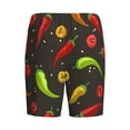 thumbnail image 5 of Fotbe Chili2 Pajama Shorts for Men, Men's Pajama Bottoms, Sleepwear,Short Pajama Pants-3X-Large, 5 of 9