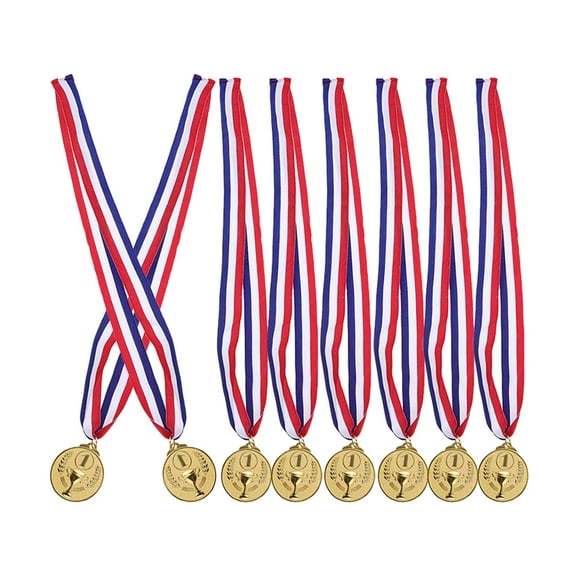 unbranded  8 Pcs Medals for Awards Championship Child Preschool Golden