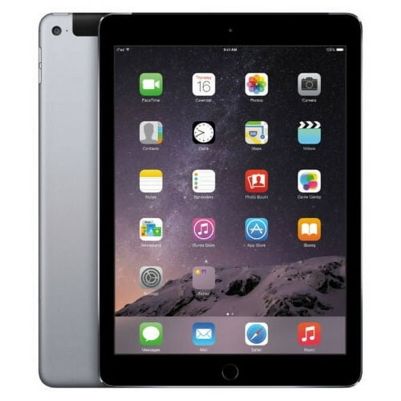 Pre-Owned Apple iPad Air 2nd Gen (2014) 9.7in Space Gray 64 GB WI-FI + 4G - Good