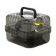 thumbnail image 1 of Jaula para hámster, estuche de viaje para animales pequeños, hábitat de ventilación portátil, transporte para hámster. negro, 1 of 9