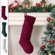 thumbnail image 1 of Calcetines navideños de punto de 45 cm para chimenea, ideales para colgar en la chimenea. Perfectos para niños, fiestas navideñas familiares. Calcetines grandes, decoración festiva navideña,, 1 of 6