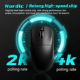 thumbnail image 3 of VGN VXE Dragonfly R1 Wireless Mouse PAW3395 Sensor Nordic 52840 2KHz FPS Game Mouse Intelligent Speed Low Delay Game Office, 3 of 7