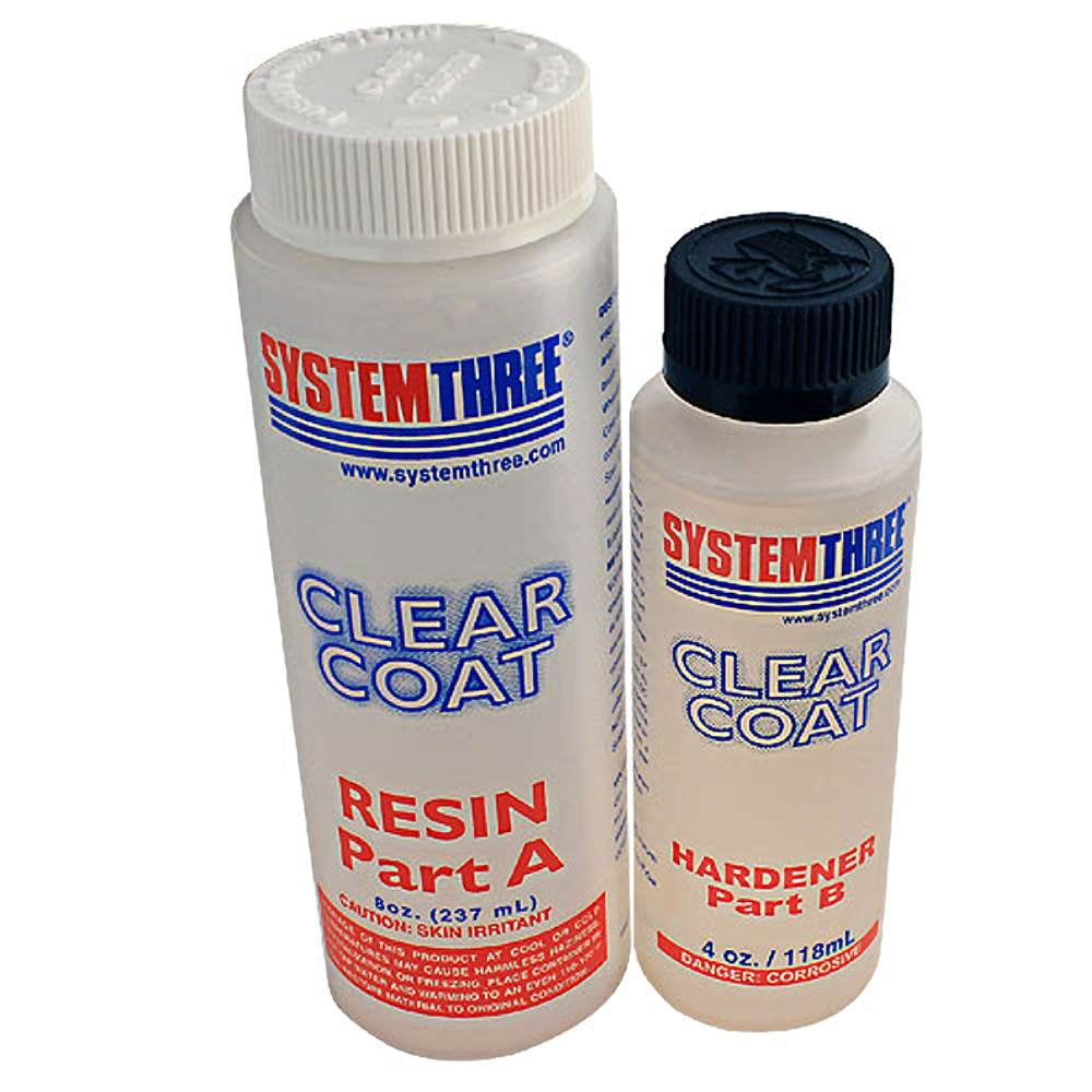 System Three 0600K38 Clear Coat Laminating Resin, 12 Oz. Bottle