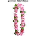 thumbnail image 3 of Heytea 12 Piezas Guirnalda de Leis Hawaiano Flores Artificiales de Seda, Guirnalda de Baile de Leis Hawaiano Hula Flores Artificiales Lazo para el Cuello para Decoraciones de Fiest, 3 of 5