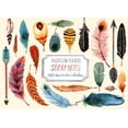 thumbnail image 1 of Pre-Owned Arrows & Feathers Sticky Notes Paperback, 1 of 1