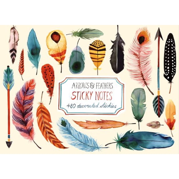 Pre-Owned Arrows & Feathers Sticky Notes Paperback