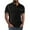 Black, variant on Tdoqot Mens Polo Shirts with Pocket- Short Sleeve Regular Fit Casual Fashion Summer Shirts Black Size 2XL