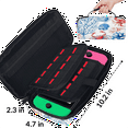thumbnail image 3 of Herdesigns Ocean Shell Crab Carrying Case for Nintendo Switch OLED Model 2021 & Switch 2017 with 20 Game Card Slots, Portable Travel Carry Case for Accessories and Console, 3 of 8