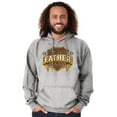 thumbnail image 3 of Worlds Greatest Father Trophy Dad Hoodie Hooded Sweatshirt Men Brisco Brands S, 3 of 6