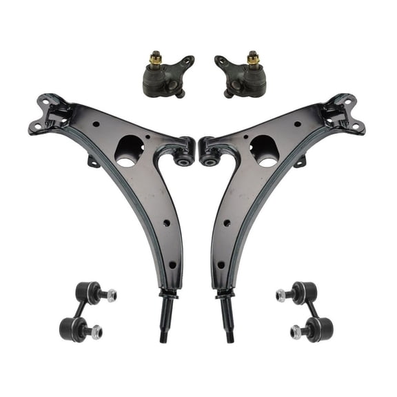 HQAS Front Control Arm Ball Joint Stabilizer Sway Bar Suspension Kit Set 6pc for Toyota for RAV4 1996-2000