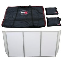 ProX XF-5X3048S 5 Panel Silver Frame DJ Facade W/Quick Release 180 Deg. Hinges