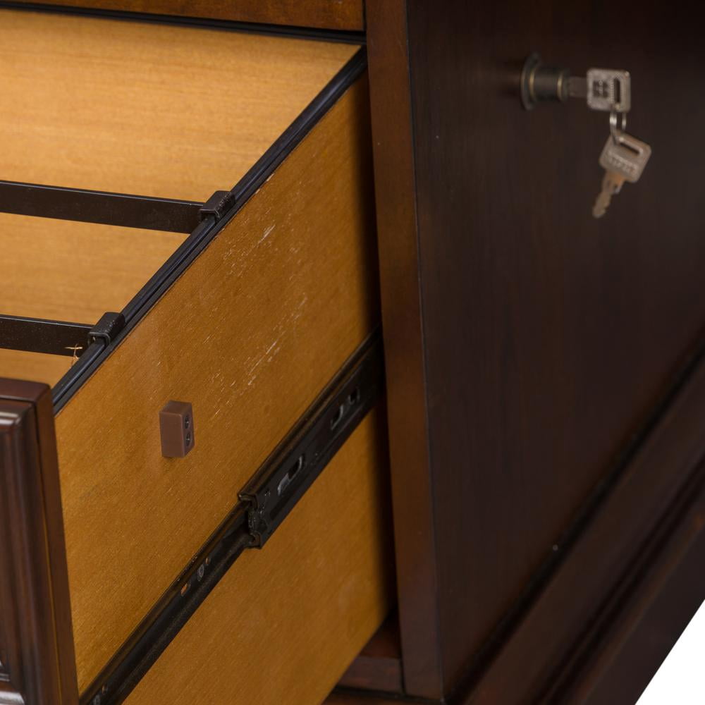 Liberty Furniture Industies, INC Brayton Manor Jr Executive Desk in Cognac