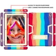 thumbnail image 2 of FIEWESEY for Walmart onn 10.1 Tablet Pro Case, Shock-Resistant Rugged Hybrid Kids Friendly Protective Case With Stand for Walmart Onn 10.1 inch Pro (Model:100003562) 2020 Released(Rainbow), 2 of 6
