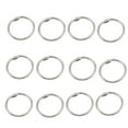 thumbnail image 1 of 12 Uds Anillos de encuadernación de hojas sueltas shamjiam Anillas para carpetas de hojas sueltas, 1 of 8