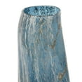 thumbnail image 5 of DecMode 16", 15"H Abstract Handmade Blown Blue Glass Vase, Set of 2, 5 of 10