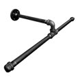 thumbnail image 5 of WHAMVOX Mounted Iron Hanger Wall Mount Clothes Rack 50.00X25.00X15.00CM Black, 5 of 8