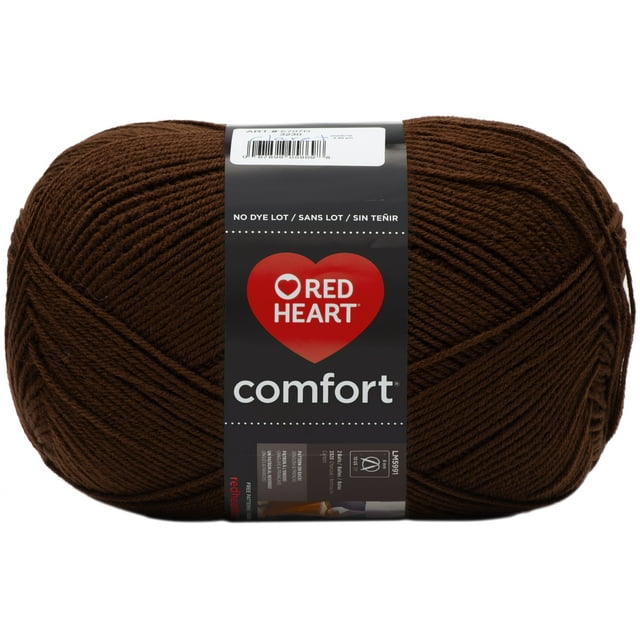 Red Heart® Comfort® Yarn, Solid, Acrylic #4 Medium, 16oz/454g, 867 Yards