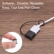 thumbnail image 4 of 35 piezas Cubierta de puerto USB Anti Polvo PC Tapas protectoras para puertos USB Tipo-A hembra, Negro transparente, 4 of 5