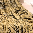 thumbnail image 3 of Animal Print Pattern Blanket,Comfortable Soft Flannel Throw Blanket,All Season,Warm Lightweight Blankets for Sofa Bed Couch Living Room Chair,40"x50", 3 of 4