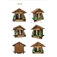 thumbnail image 3 of Creative Wooden House Barometer Thermometer,Wall Mounted Weather Hygrometer Home, 3 of 4