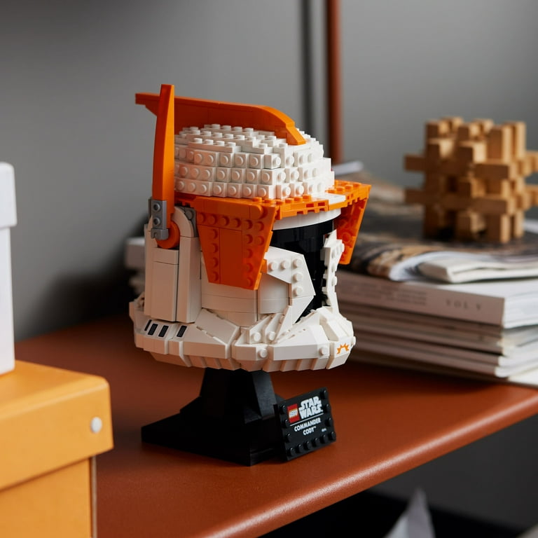 LEGO Star Wars Clone Commander Cody Helmet 75350 Collectible Building Set - Featuring Authentic Details, Office Decor Display Model for Adults, The Clone Collection Memorabilia Gift Idea - Walmart.com