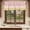 Orange, variant on Colorful Stripe Valances for Windows, Decorative Rod Pocket Window Valance Curtains, Modern Pink Purple Yellow Vertical Striped Short Curtain Drapes for Kitchen/Living Room, 2 Panels, 42" W x 18" L
