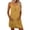 Yellow, variant on Sevevn Women's Summer Sleeveless Shift Dress Casual Scoop Neck Button Front Mini Dress with Pockets Black 2XL
