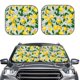 thumbnail image 2 of Balery Lemon Seamless Pattern Oil Painting Effect Parasol para parabrisas de coche de 2 piezas | Parasol plegable para parabrisas delantero de coche para la mayoría de sedanes-Small, 2 of 6