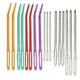 thumbnail image 4 of Aluminum Bent Tip Needle,Yarn Needles Large‑Eye Blunt Wool Needles Yarn Needles Future-Proof Design, 4 of 14