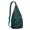 Blue-green, variant on Waterproof Plaid Hiking Sling Backpack for Women – Lightweight Buffalo Checkered Crossbody Bag with Adjustable Strap, Vintage Chest Bag for Travel, Outdoor & Everyday Use