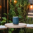 thumbnail image 4 of Solo Stove Mesa Tabletop Fire Pit with Stand | Low Smoke Outdoor Mini Fire for Urban & Suburbs | Fueled by Pellets or Wood, Safe Burning, Stainless Steel, With Travel Bag, 6.9 x 5.1 in, 1.4lbs, Blue, 4 of 7