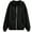 Black, variant on Little Girls Hoodie Solid Color Long Sleeved with Pocket Zip Up Casual Pullover Size 8-9T,Black