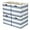 Blue/White, variant on 13x15x13 Storage Cube Bins, Foldable Storage Cubes, Fabric Organizer Basket Bin, Striped Containers Decorative Storage Boxes for Shelves Wardrobe Closet Home Office, 4 Pack, Blue/White