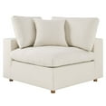 thumbnail image 5 of Modular Sectional Deep Sofa Set, Beige, Fabric, Modern Contemporary, Living Lounge Cafe Room Hotel Lobby Hospitality, 5 of 10