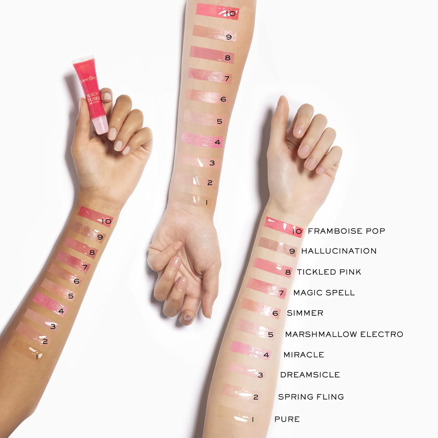 Lancome Juicy Tubes Original Lip Gloss, Tickled Pink Shade