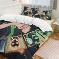 thumbnail image 6 of Duvet Cover Bedding Set Cartoon Print Soft Quilt Cover 3 Pieces, 1 Comforter Cover & 2 Pillowcases for Kids Teens Boys Girls Room Decor 79"x90", 6 of 8