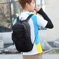 thumbnail image 2 of Shoulder Bag Nylon Rucksack Lightweight Large Capacity for Men Women Adult Youth, 2 of 9