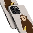thumbnail image 4 of Case for iPhone 14 Pro Max, Cute Monkey Banana Phone Case Military-Grade Drop Protection Cover for Women Girl - Frosted, 4 of 7