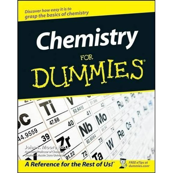 Pre-Owned Chemistry for Dummies (Paperback) 0764554301 9780764554308