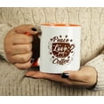 thumbnail image 4 of Inkdotpot Peace Love And Coffee Funny Novelty11 OZCoffeeMugsCoffee Lover Gift For Friends Best Friend Mug-Orange, 4 of 5