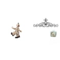 thumbnail image 1 of Figura De Payaso, Estatua, Escultura, Colección, Adorno De Escritorio, Centro De Mesa, Armario, Comedor, Arte Mural En Espiral, Decoración, Placa De Metal Floral Para Patio, Interior,, 1 of 8