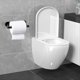 thumbnail image 5 of Soporte de Papel Higiénico Negro-Rollo de Papel Higiénico de Acero Inoxidable Soporte de Papel Montado en la Pared Estantes de Toallas para Baño, 5 of 8